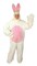 The Costume Center White and Pink Bunny Suit Men Adult Halloween Costume - Large